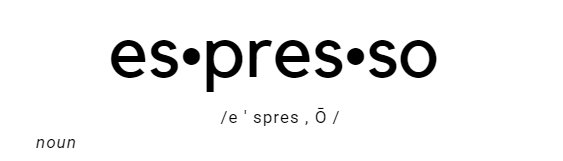 espressodef